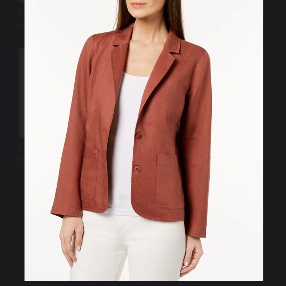 Eileen Fisher Linen Blazer size small